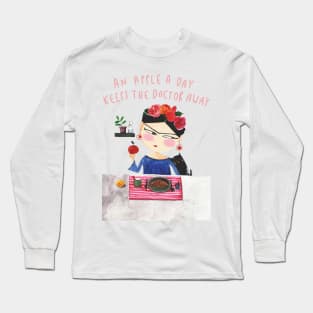 Frida Kahlo, healthy girl Long Sleeve T-Shirt